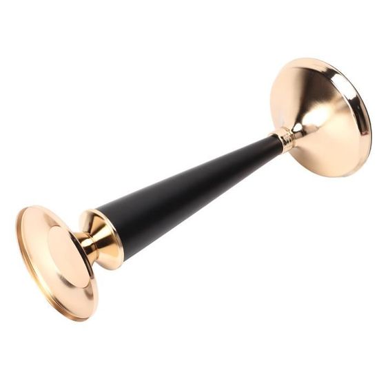 GetDigital Bougeoir Sabre Laser - Bougeoir Décoratif Pour Bougies à Tige - Décoration SciFi Nerveuse Pour Salon Et Chambre à Coucher - Noir Et Argenté - 24,5 Cm