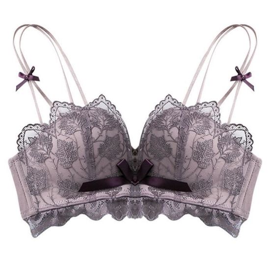 Soutien-gorge Longline Victoria's Secret En Dentelle Violet - Taille 34B - Occasion Très Bon état