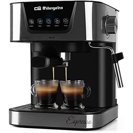Machine à Expresso Café, 20Bars, Réservoir 1,5 L, Design Rét Machine à Expresso Café, 20Bars, Réservoir 1,5 L, Design Rét