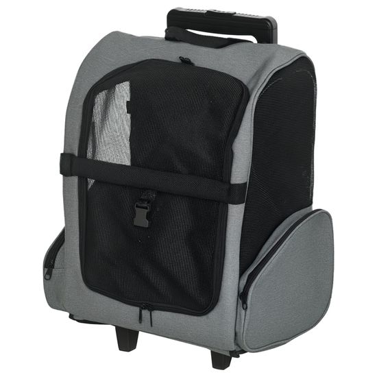 Chariot à Sac à Dos Busquets - Pliable - Roues Silicone - Protection Bleu - Pour Enfants Et Ados