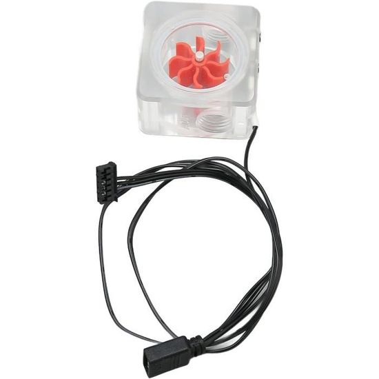 Débitmètre Acrylique Refroidissement Eau PC - Indicateur Flux 4-16mm Pour Watercooling Ordinateur