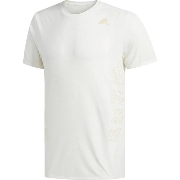 ADIDAS T-shirt de running Supernova - Homme - Blanc