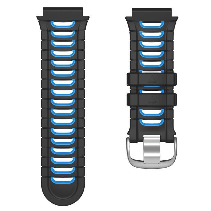 couleur Noir Bleu taille Forerunner 920XT Bracelet de montre en Silicone pour Garmin Forerunner 920XT, rechan