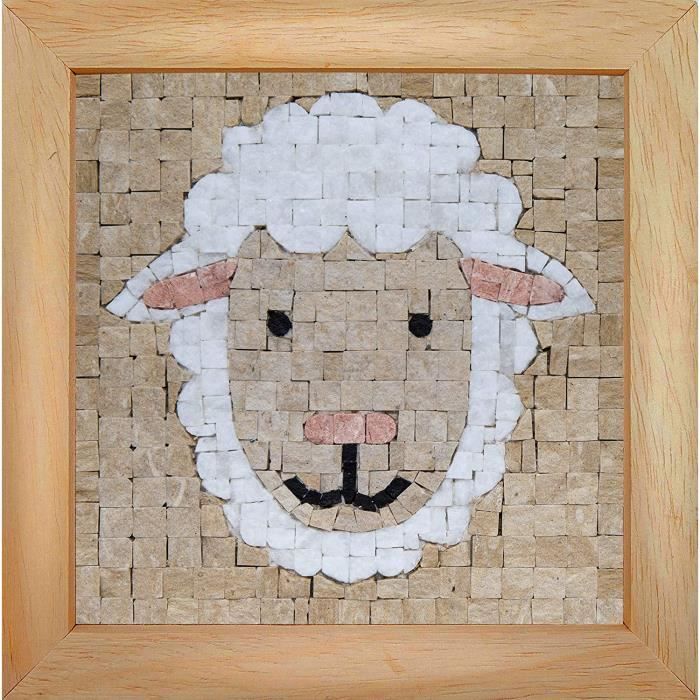 KIT MOSAIQUE MOUTON GEANT 17X17CM MOSAICBOX ARTEMIO