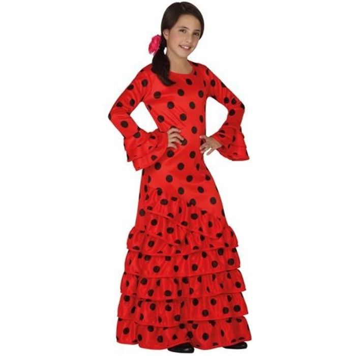 ATOSA Deguisement De Flamenco Rouge Fille - Panoplie Enfant