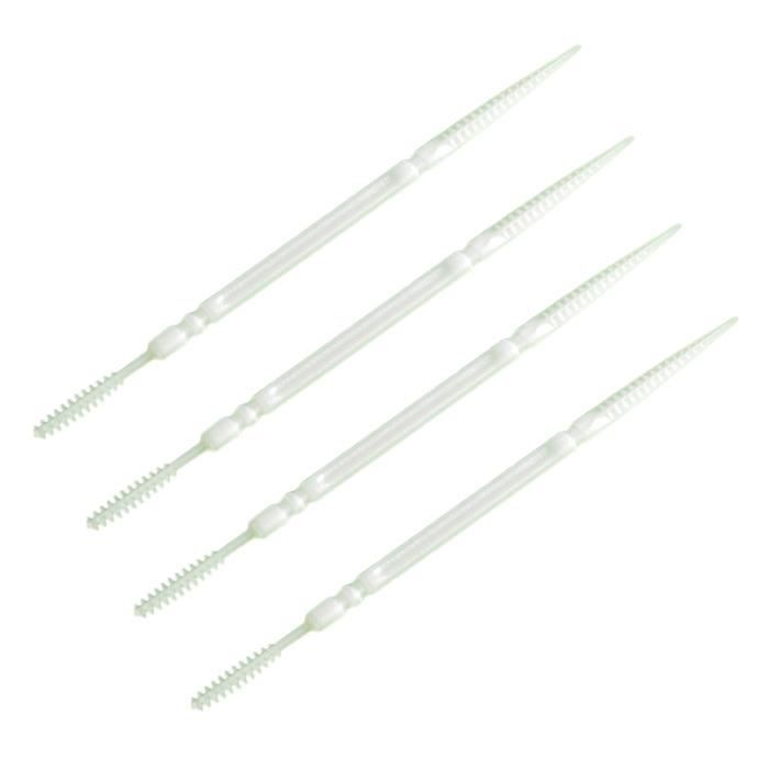 1100pcs cure-dents en plastique environnementaux à double bouts jetables batons de dent batonnets dentaires de soin buccal dentaire