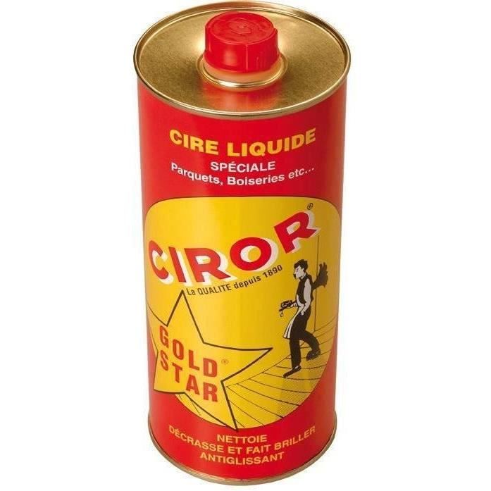 Cire liquide Gold Star spécial bois - 1 L - jaune