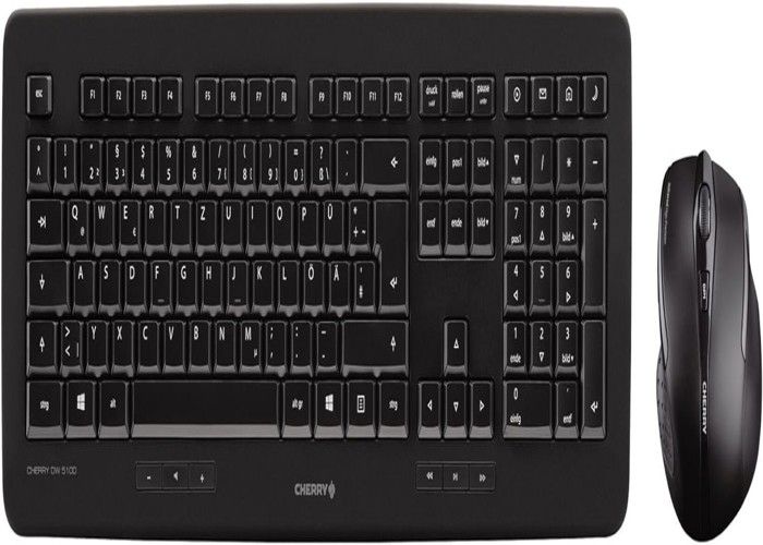 CHERRY Ensemble clavier et souris DW 5100 - Sans fil - 2.4 GHz - France