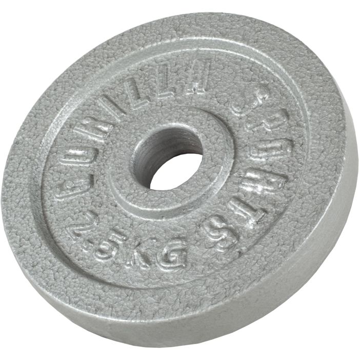1 x Poids disque en fonte de 2,5 KG, Ø 31mm d'alésage