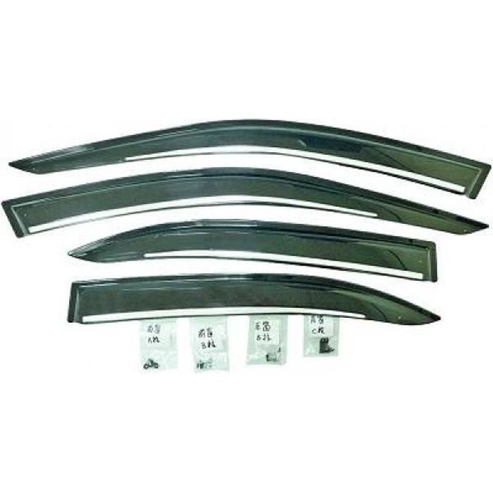Déflecteur avec accessoires chromé MERCEDES CLASSE C (W204) de 07 à >> - 1672120
