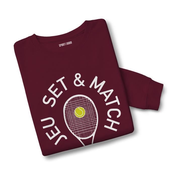 Sweatshirt mixte Jeu Set & Match