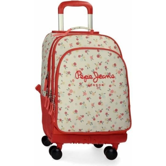 Sac à dos 4 roulettes Pepe Jeans Joseline -33x44x21cm