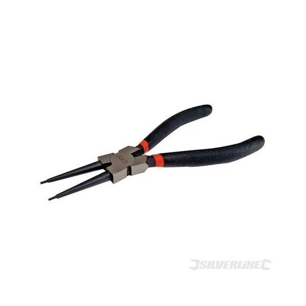 Pince pour circlips intérieurs - 23 cm Silverline