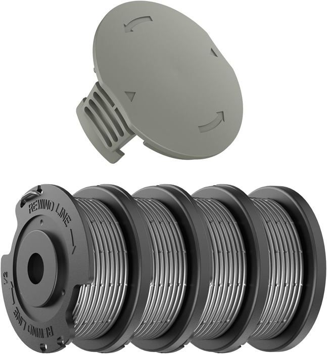 Pack De 2 Bouchons De Bobine De Tondeuse, Compatibles Avec Pour