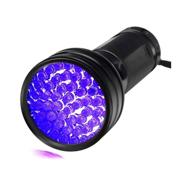 Lampe de poche - LARGEIGHT - 51 LED - Détecteur UV - Urine animaux - Couleur violette