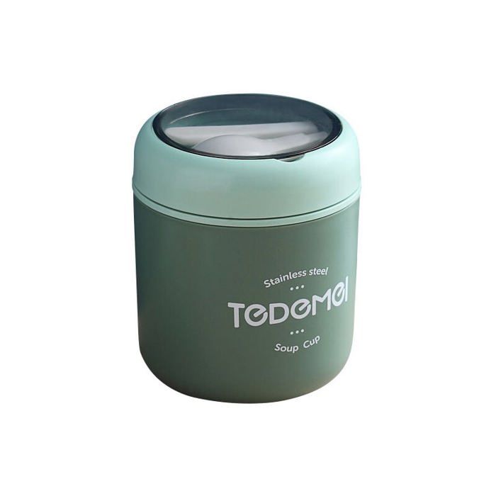 Thermos pour aliments chauds récipients alimentaires isolés Thermos pour aliments en acier inoxydable avec cuillère pliante pour