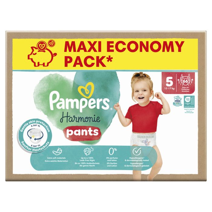 Pampers Harmonie Luierbroekjes Maat 5 (12-17 kg