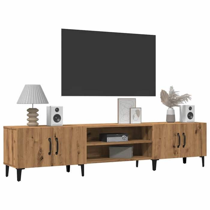 Meuble TV/Hi-Fi - mango - chêne artisanal 180x31 5x40 cm - bois dingénierie M565