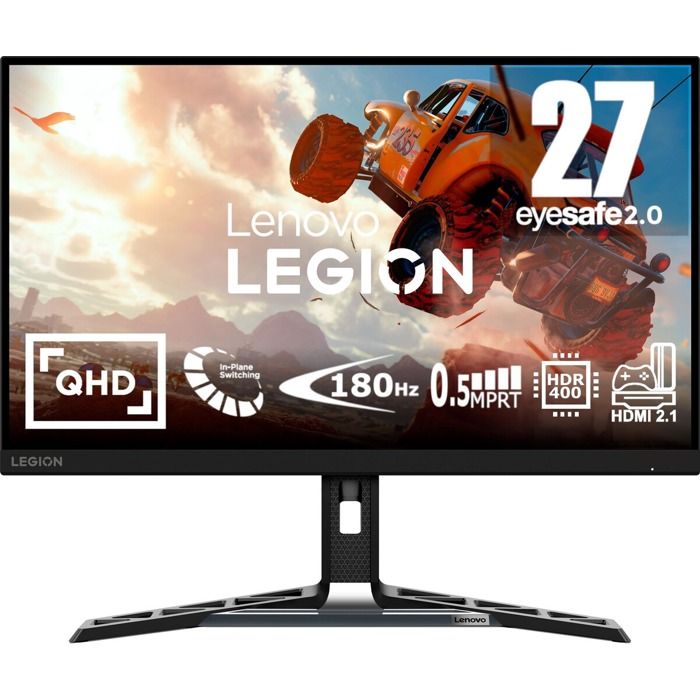 Ecran PC Lenovo LEGION R27qe 27 QHD IPS 0.5MS MPRT 180HZ 450NITS REGLABLE HAUTEUR INCLINABLE TILT SWIVEL LIFT PIVOT - vue 4