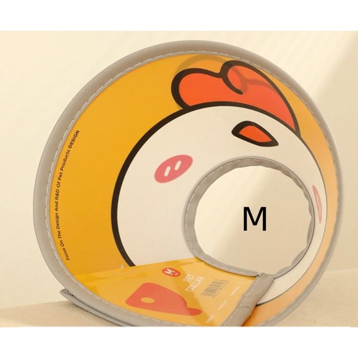 Meilleurs prix pour ECELEN Collerette pour Chat et Chien–Collet de Protection Ajustable– Prévention des Grattages et Blessures–Confortable-C	-M