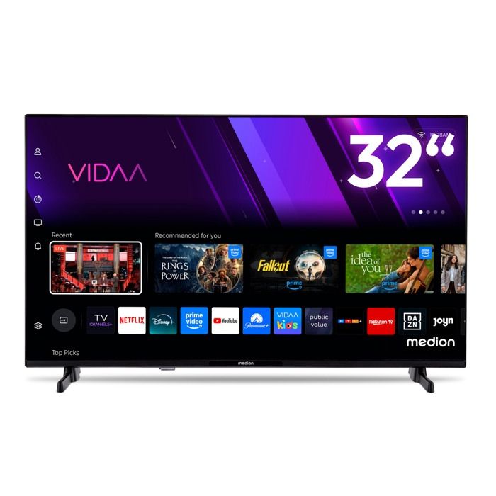 MEDION TV LED 32"" (80 cm) - MD832101 - Full HD 1980x1080 - HDR - Smart-TV - 2xHDMI - 1xUSB - WiFi