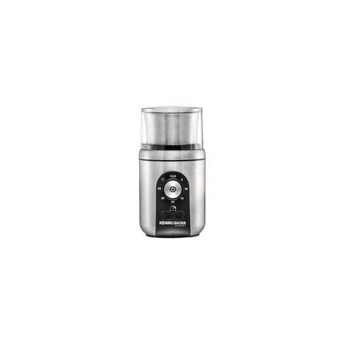 Moulin à épices et café Rommelsbacher EGK 250 200 W inox noir mat