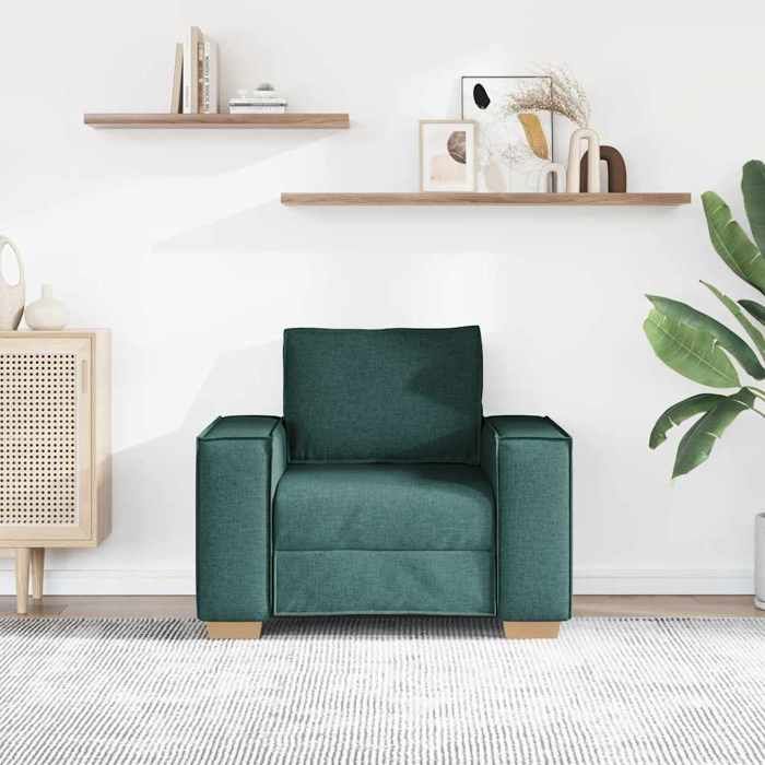 Best2026@Tissu Fauteuil Relax SHIELDPRO® - Siège maximal: 110 kg - Canapé Fauteuil Vert Foncé 100x78x84 cm - pour salon1448