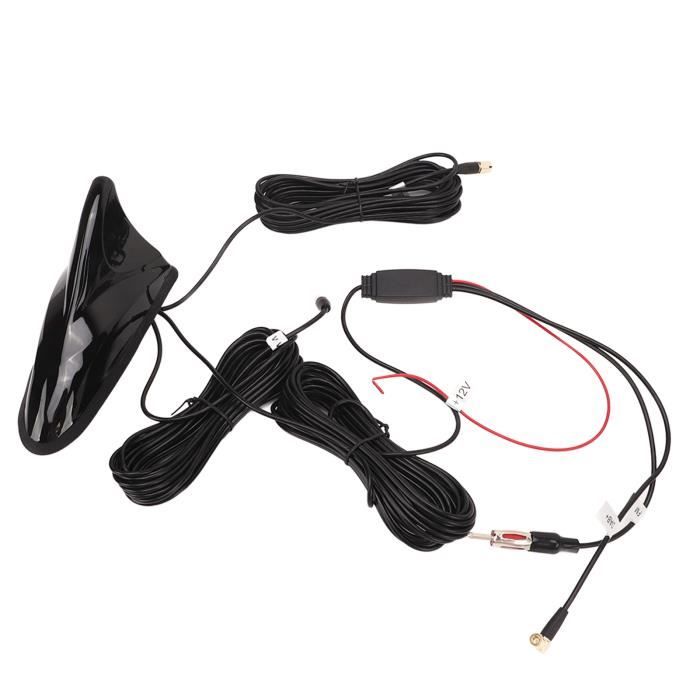 Antenne FM Amplifiée Portable - Gain 25dB - 5m Cable USB - Pour Mauvais Signal