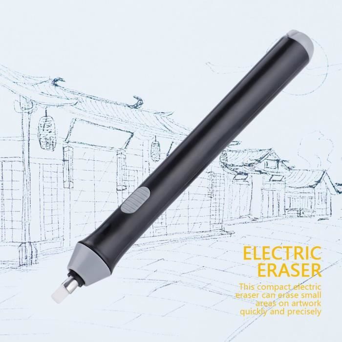 GuDoQi Gomme Électrique Rechargeable USB – 86 Recharges Incluses, Précision Artistique Pour Dessinateurs, Étudiants & Architectes