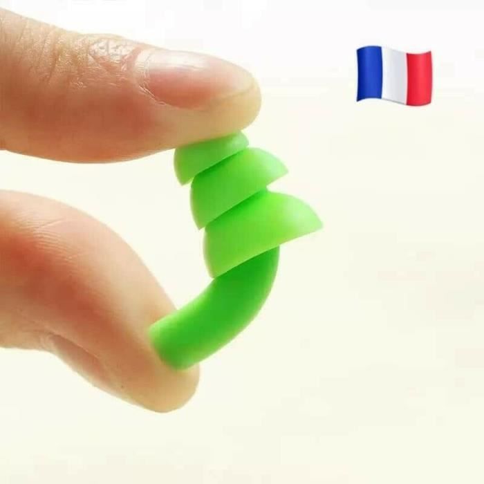 10 Paires De Bouchons D'oreilles Antibruit Life+ – SNR 24dB, Lavables, Neuf