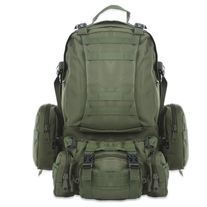 arm/ée verte Non-brand 1pcs Militaire Molle Sac Accessoires De Randonn/ée Voyage Confortable Ajustable