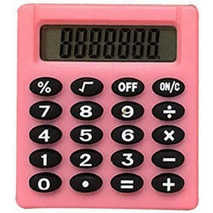 Calculatrice De Poche Canon LS-100K - 10 Chiffres, Double Alimentation, Couleur Orange Vif - 3