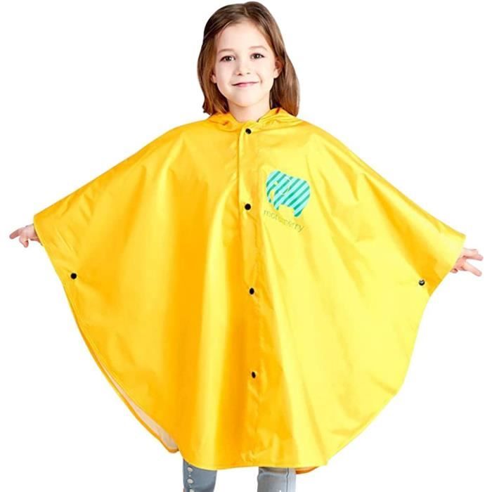 Impermeabile Giacca Poncho Pluie Enfant Transparent EVA Cape