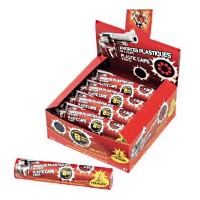 NET TOYS – Anneau De Munitions 8 Coups – 20 Rouleaux, 240 Amorces – Accessoire Pour Pistolet à Capsules