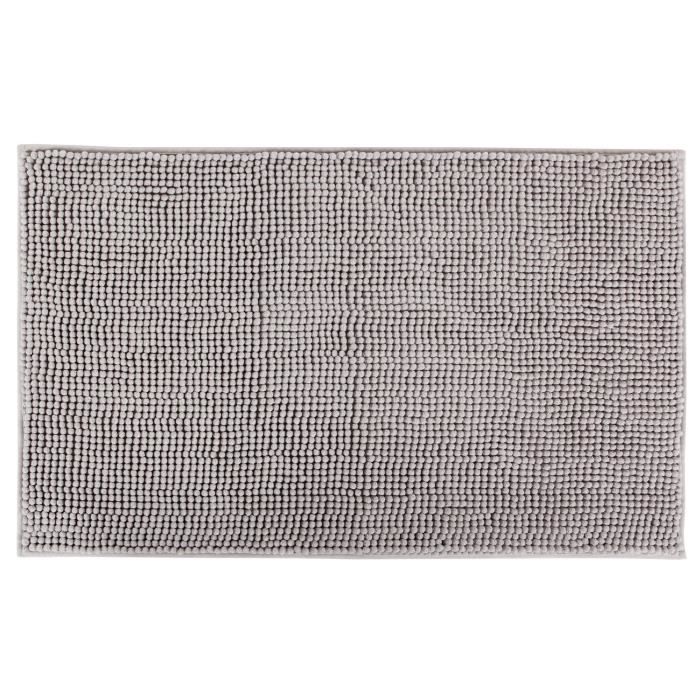 Tapis De Bain Antidérapant Gris - Doux, Absorbant Et Sécurisé Pour Votre Salle D'eau