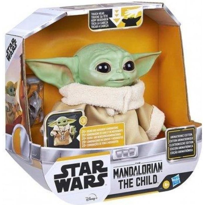 Figurine Animatronic Bebe Yoda The Child Mandalorian Hasbro Cdiscount Jeux Jouets
