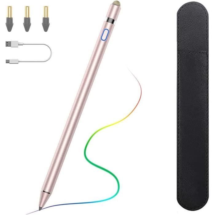 TiMOVO Stylet pour Tablette Compatible avec Apple  iPad/Pro/Air/Mini/iPhone/Samsung/Android/Lenovo/Huawei, Stylet Tactile  Haute Sensibilité, Stylet