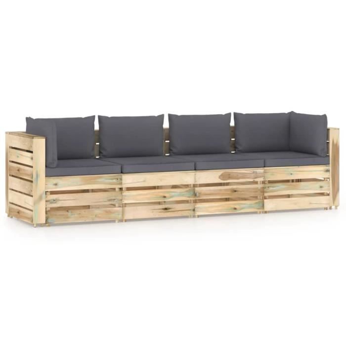 HBCOLLECTION® Housse Haute résistance 500D pour Table Salon de Jardin HB- Elite (190x130 H75cm, Noir