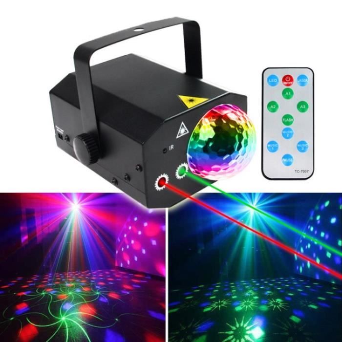 LEEGOAL LED Lampe Laser Projecteur Lumière de scène Disco