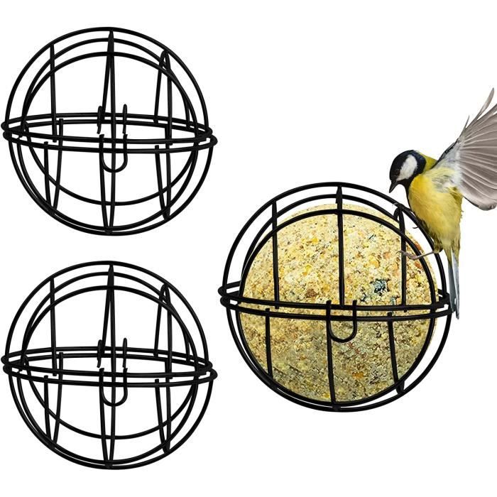 Mangeoire à Oiseaux Suspendue En Métal D'extérieur Capacité 3 Kg, Abreuvoir  à Oiseaux En Forme - Oiseau BUT