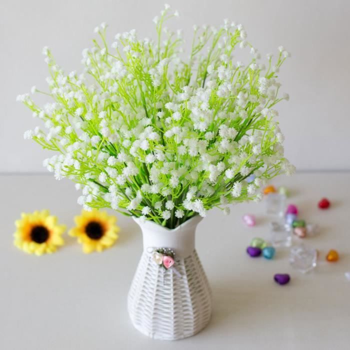 Fleur Decorative A La Maison 162 140 Tetes Souffle De Bebe Faux Silicone Gypsophile Plante Artificielle Pour Bricolage Decoratio Achat Vente Fleur Artificielle Soldes Sur Cdiscount Des Le Janvier Cdiscount