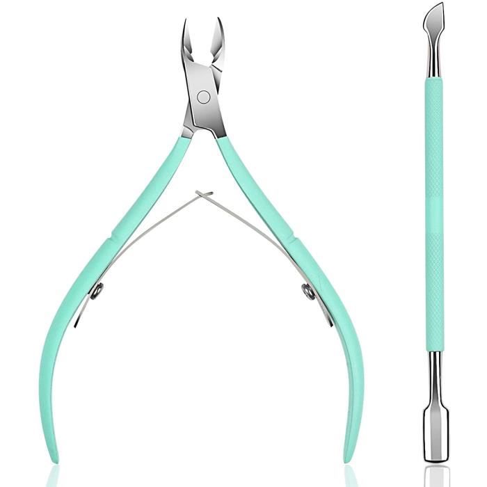 Pince Coupe-cuticules En Acier Inoxydable - Outil Manuel De Manucure, Couleur Blanc