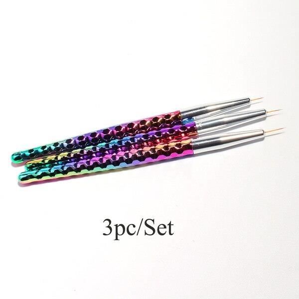 Kit De 6 Pinceaux Spéciaux Pour Gel UV - Neuf EXTROCOLIDOD | Pose Ongles Professionnelle Ou DIY