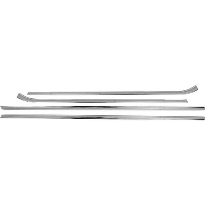 Personnalisation Vehicule - Decoration Vehicule - Baguette de contour de vitres latérale - Peugeot 308 13-19 - inox chrome