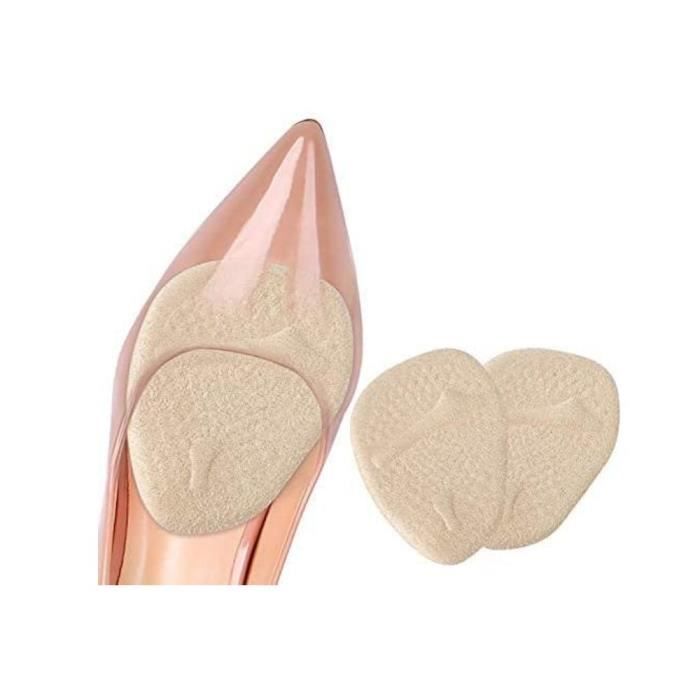 Demi semelle,4 PCS Semelles Chaussures Trop Grandes, Demi Semelle Silicone