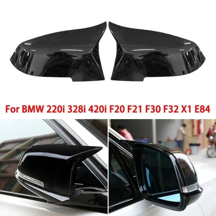 Rétroviseurs,Couvercle de rétroviseur noir brillant, 2 pièces, accessoires  de voiture pour BMW F20 F21 F22 F30 F32 F36 - Type Black - Cdiscount Auto