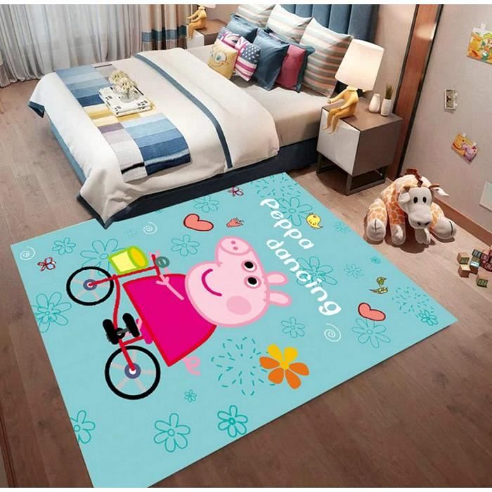 Tapis Licorne Rose Pour Chambre Fille 80x150 Cm – Poils Courts Doux, Antidérapant Et Lavable En Machine, Parfait Pour Décorer La Chambre D'Enfant Ou La Salle De Jeux