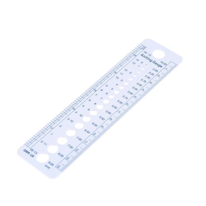 1 X Règle Aiguille à Tricoter Coudre Accessoires Couture Mesure Taille Tricotage 1 X Règle Aiguille à Tricoter Coudre Accessoires Couture Mesure Taille Tricotage