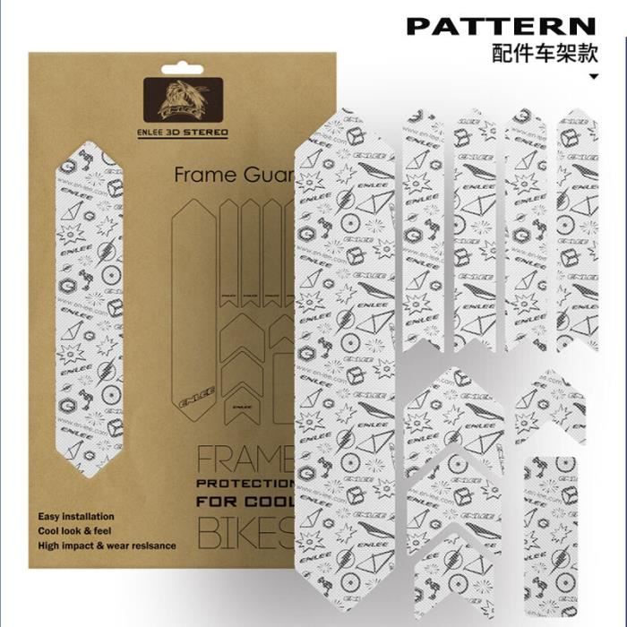 34 Pièces Set Velo Cadre Film Protecteur Autocollant Protection MTB 34 Pièces Set Velo Cadre Film Protecteur Autocollant Protection MTB