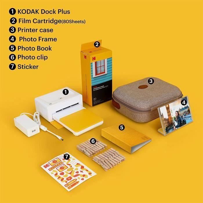 Instantan Kodak Dock Plus PD460 Lot de 90 Papiers Photo Accesorios Imprimante ...